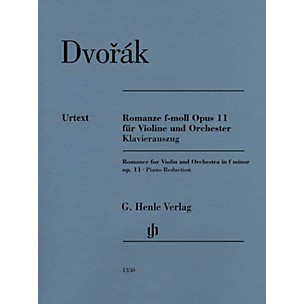 G. Henle Verlag Romance in F Minor Op. 11 (Violin and Piano) Henle Music Folios Series Softcover by Antonin Dvorak