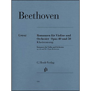 G. Henle Verlag Romances for Violin And Orchestra Op. 40 & 50 In G And F Major By Beethoven