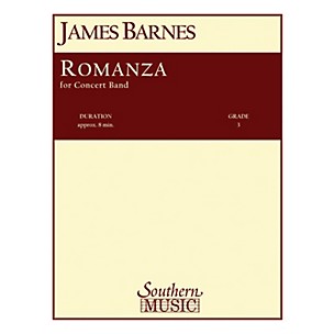 Southern Romanza Concert Band Level 3 Composed by James Barnes