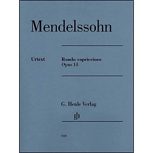 G. Henle Verlag Rondo Capriccioso Op. 14 Piano Solo By Mendelssohn