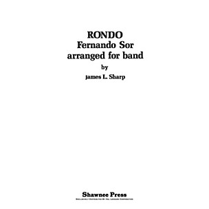 Shawnee Press Rondo Concert Band Arranged by Sharp