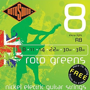 Rotosound Roto Greens Electric Guitar Strings
