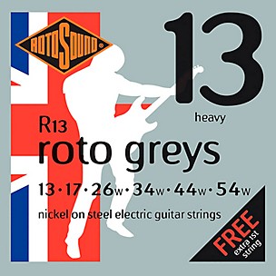 Rotosound Roto Greys Heavy Electric Guitar Strings