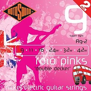 Rotosound Roto Pinks Double Deckers 2-Pack