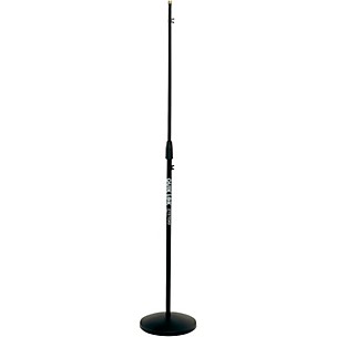 Quik-Lok Round Base Straight Mic Stand