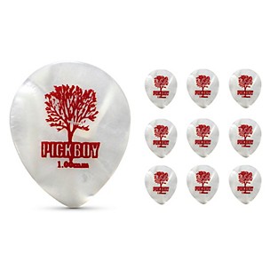 Pick Boy Round Pearl With Tree Cellulose Jazz Guitar Picks