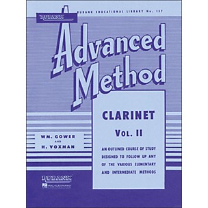 Hal Leonard Rubank Advanced Method for Clarinet Volume 2