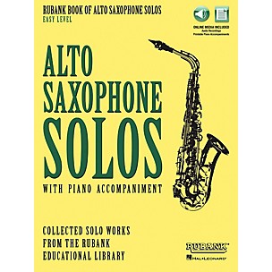 Hal Leonard Rubank Book of Alto Sax Solos - Easy Level Book/Audio Online