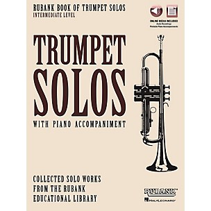 Hal Leonard Rubank Book of Trumpet Solos - Intermediate Level Book/Audio Online