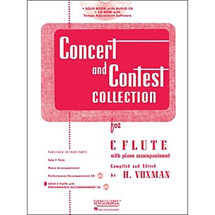 Hal Leonard Rubank Concert And Contest Collection - Flute (Book/Online Audio)