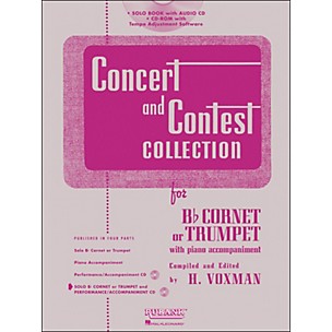 Hal Leonard Rubank Concert And Contest Collection Trumpet/Cornet Book/Online Audio