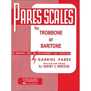 Hal Leonard Rubank Pares Scales for Trombone Or Baritone