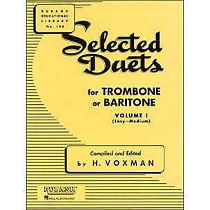 Hal Leonard Rubank Selected Duets Trombone Or Baritone Vol 1 Easy/Medium