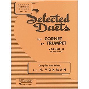 Hal Leonard Rubank Selected Duets for Cornet Or Trumpet Vol 2