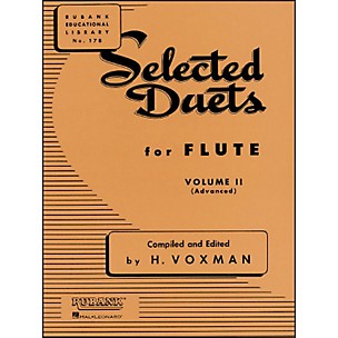 Hal Leonard Rubank Selected Duets for Flute Vol 2 Advanced