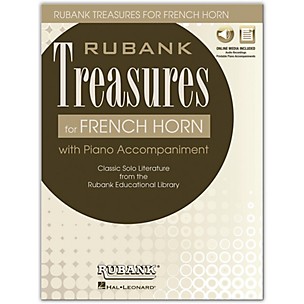 Rubank Publications Rubank Treasures for French Horn Book/Online Audio