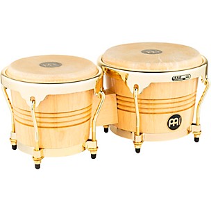 MEINL Rubber Wood Bongos with Gold Tone Hardware