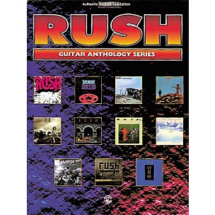 Alfred Rush Anthology Series Guitar Tab Book