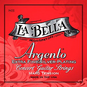 LaBella S Argento Extra-Fine Silver-Plated Concert Guitar Strings