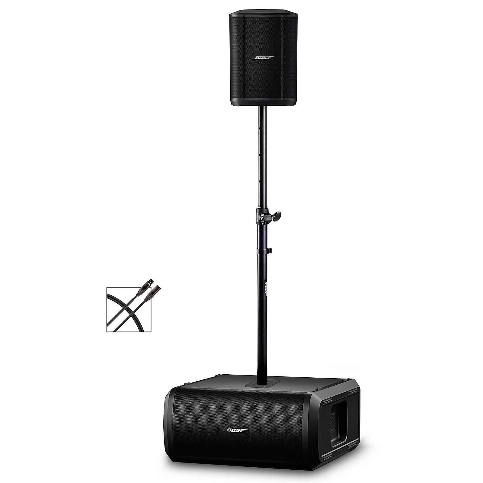 Bose S1 Pro+ Wireless PA Package With Sub1 Powered Bass Module