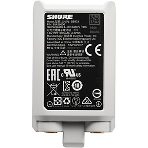 Shure SB903 Lithium-Ion Battery for SLX-D