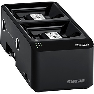 Shure SBC220 2-Bay Networked Docking Station