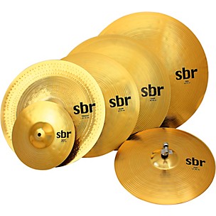 SABIAN SBR Super Cymbal Set with Free 18 in. Crash