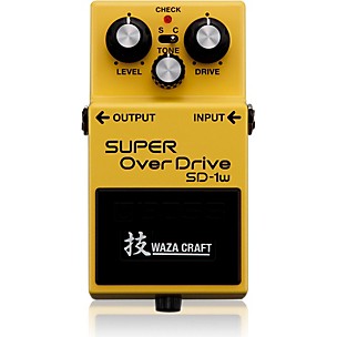 BOSS SD-1W Super Overdrive Waza Craft Guitar Effects Pedal