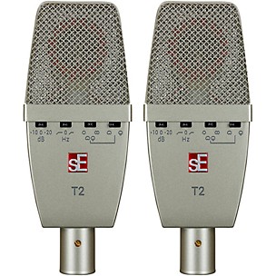 sE Electronics SE-T2-PAIR Matched Pair of T2 Large Diaphragm Condenser Mics