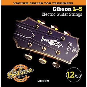 Gibson SEG-900M Medium L5 Pure Nickel Wound Jazz Electric Guitar Strings