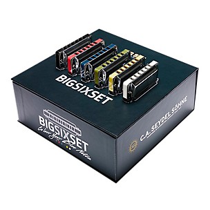 SEYDEL SET of 6 - BIG SIX BLUES Harmonicas