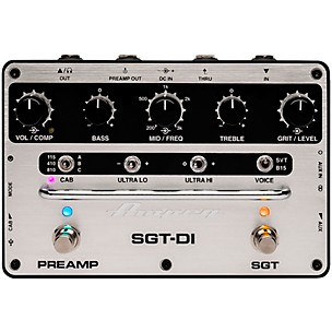 Ampeg SGT-DI All-in-One Bass Box Effects Pedal -