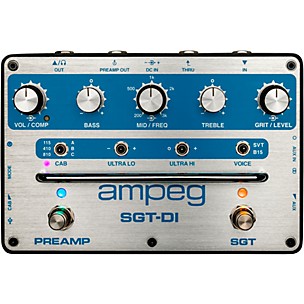 Ampeg SGT-DI Blue Line Anniversary Edition All-in-One Bass Box Effects Pedal
