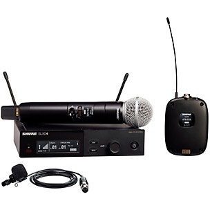 Shure SLXD124/85M Combo System With SM58 & WL185M