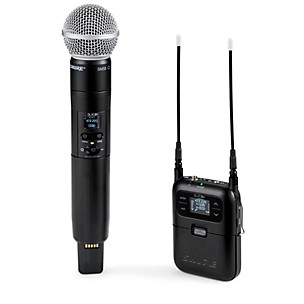 Shure SLXD25+/SM58 Digital Wireless Handheld Microphone System -