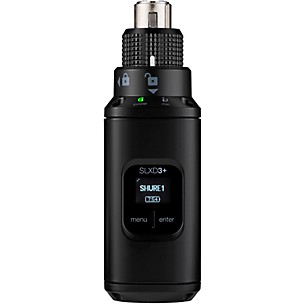 Shure SLXD3+ Plug-On Wireless Transmitter -