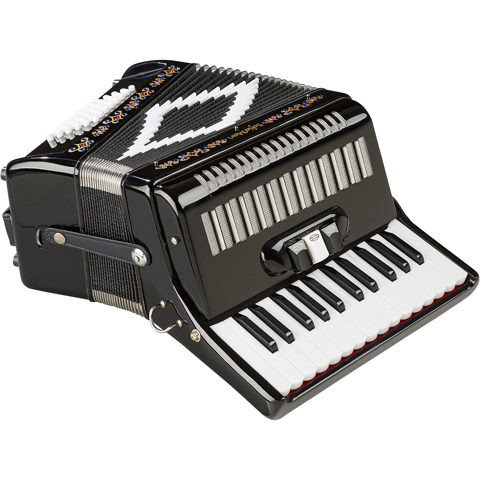 SofiaMari SM-2648, 26 Piano 48 Bass Accordion | Music & Arts
