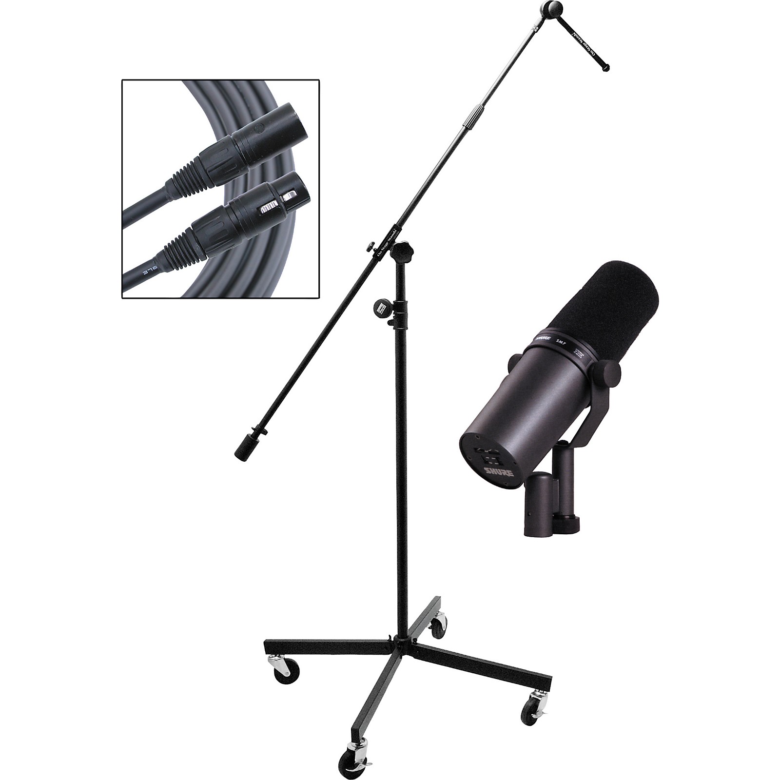 Shure SM7B Dynamic Mic With Cable & Stand | Music & Arts
