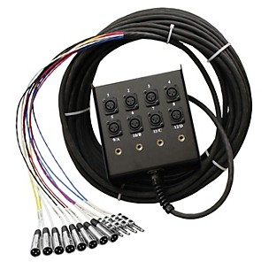 ProCo SMC0804FBQ StageMASTER 8x4 12-Channel Snake -