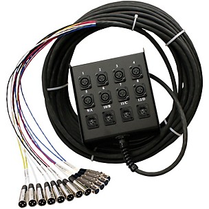 ProCo SMC0804FBX StageMASTER 8x4 12-Channel Snake -