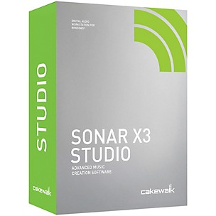 Cakewalk SONAR X3 Studio Software Download