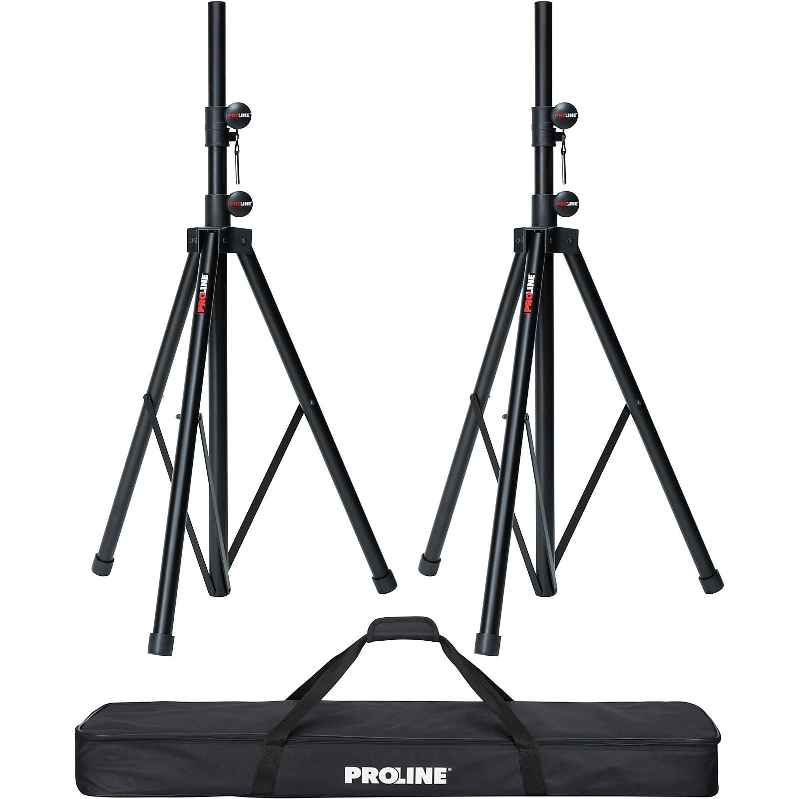 Proline SPS502 Speaker Stand 2-Pack With Carrying Bag | Music & Arts