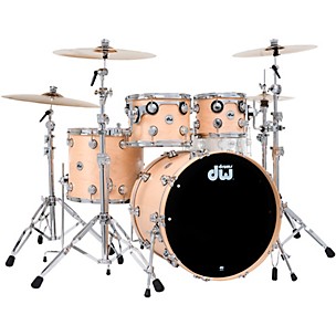 DW SSC Collectors Series 4-Piece Finish Ply Shell Pack With 22" Bass Drum