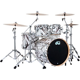 DW SSC Collectors Series 4-Piece Finish Ply Shell Pack With 22" Bass Drum