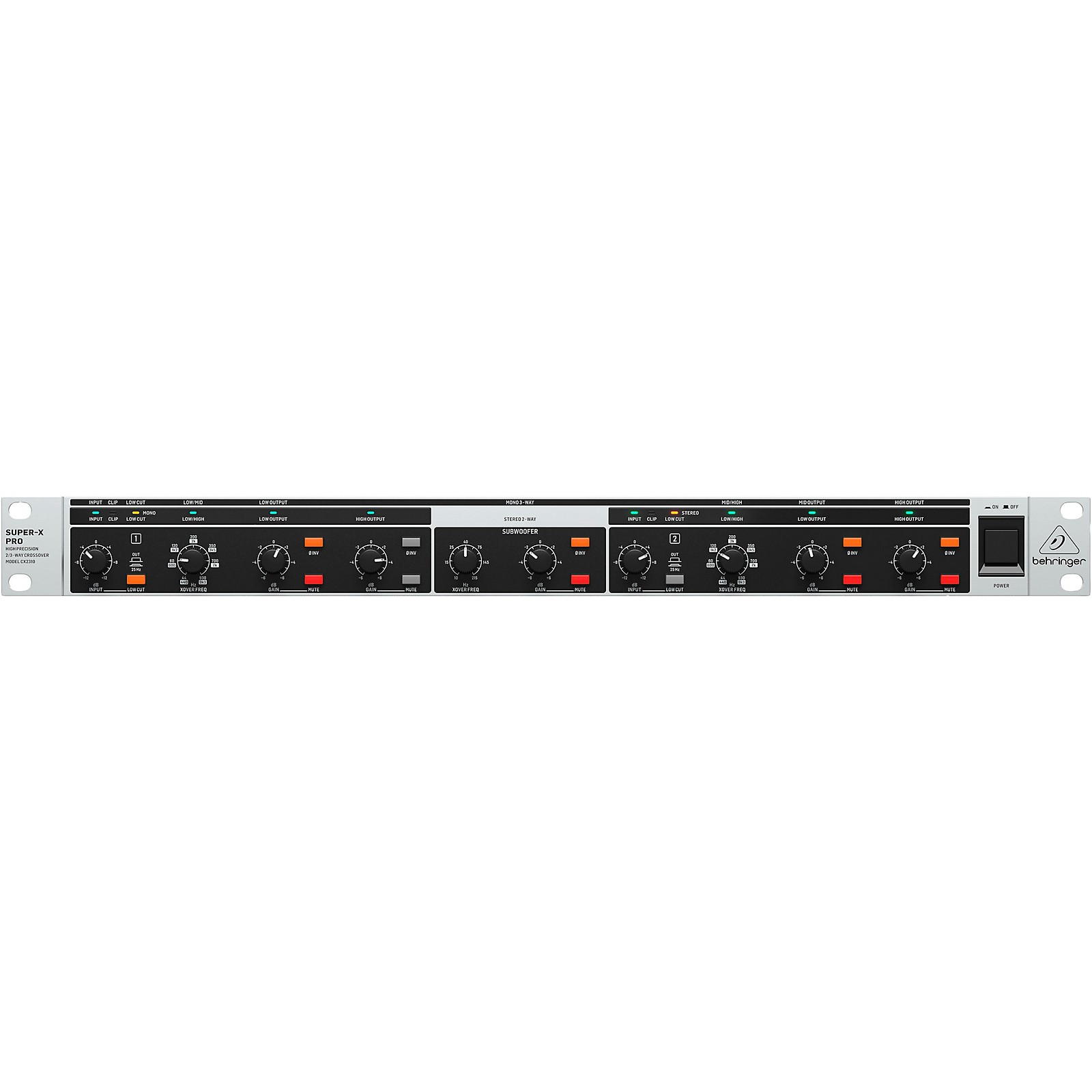 Behringer SUPER-X PRO CX2310 V2 Multi-Channel Crossover With