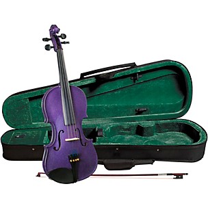 Cremona SV-75PP Premier Novice Series Sparkling Purple Violin Outfit
