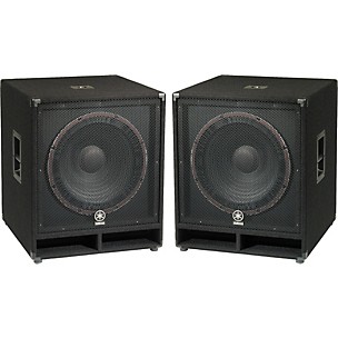 Yamaha SW118V Club Series V 18" Subwoofer Pair