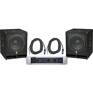 Yamaha SW118V/ P7000S Speaker & Amp Package