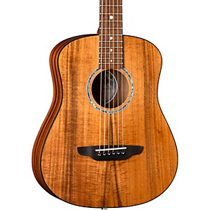 Luna Guitars Safari Solid Koa Top 3/4 Size Acoustic/Electric Guitar