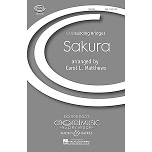 Boosey and Hawkes Sakura (CME Building Bridges) Score & Parts Arranged by Carol Matthews